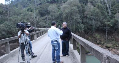 Entrevista Sr. Frederico Prestes, ponte do Rio Itajaí