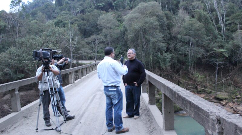 Entrevista Sr. Frederico Prestes, ponte do Rio Itajaí