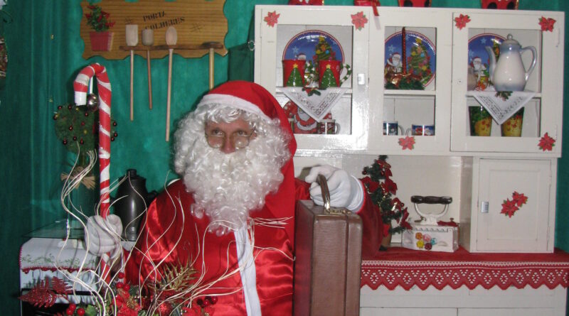 interior da casa do papai noel