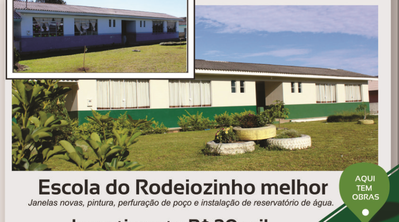 reforma na escola do rodeiozinho